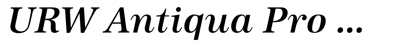 URW Antiqua Pro Medium Italic
